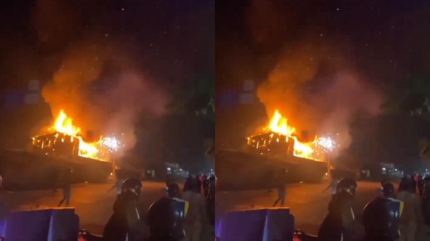 Tawuran di Medan Belawan, Dua Rumah Terbakar dan Tiga Orang Luka-luka