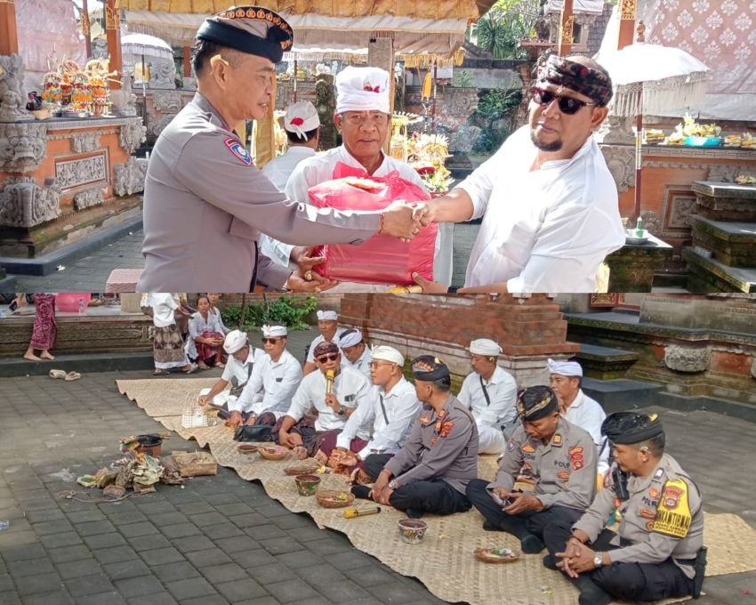 Minggu Kasih di Pura Dalem Padangsambian, Polresta Denpasar Serap Aspirasi Tokoh Adat dan Agama