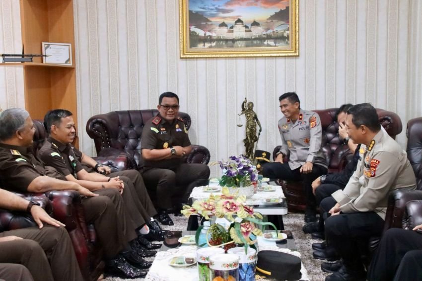 Kapolda Aceh Audiensi ke Kajati: Perkuat Sinergi Antar Penegak Hukum