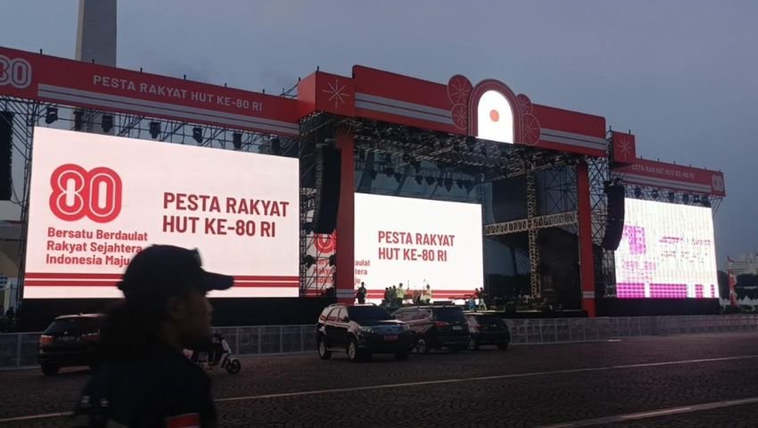 Pesta Rakyat HUT ke-80 RI di Jakarta: Hiburan Meriah di Monas dan Sekitarnya