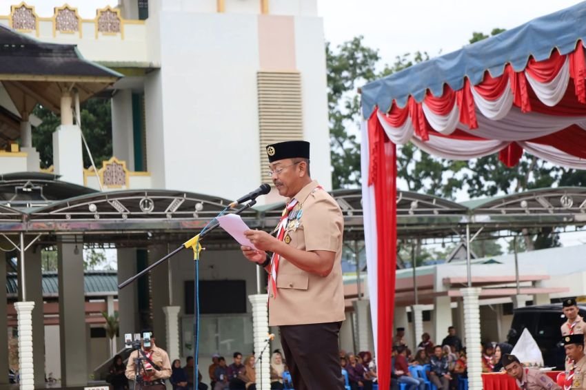 Bupati Madina: Pramuka Harus Jadi Solusi Pembentukan Karakter Generasi Muda