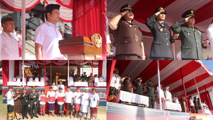 Dandim 1617/Jembrana Hadiri Upacara HUT Bali ke-67, Visi &ldquo;Nangun Sat Kerthi Loka Bali&rdquo; Jadi Fokus Utama