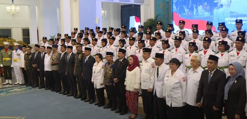 Megawati Hadiri Pengukuhan 76 Paskibraka 2025
