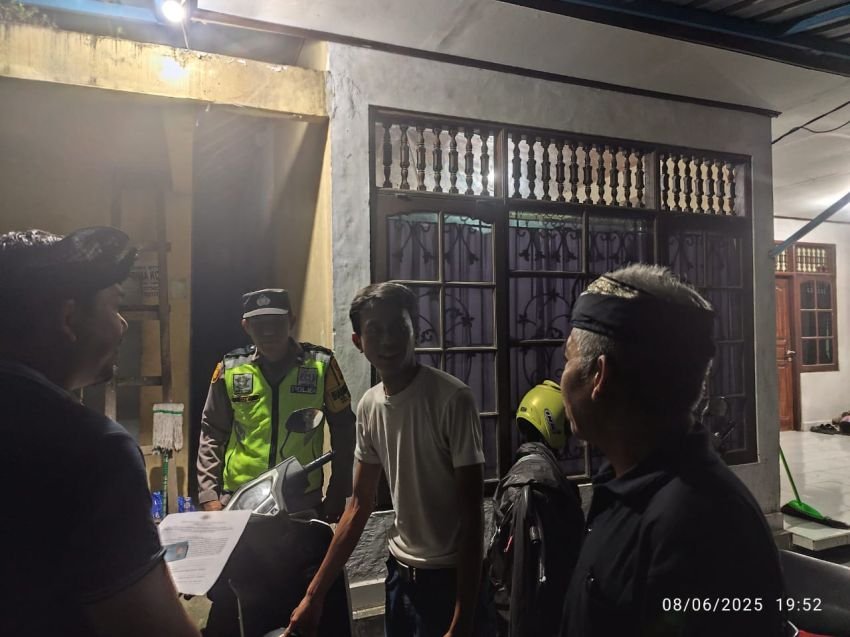 Penertiban Duktang Kedua di Banjar Buaji Sari, 48 Penduduk Non-Permanen Didata Bhabinkamtibmas dan Pecalang