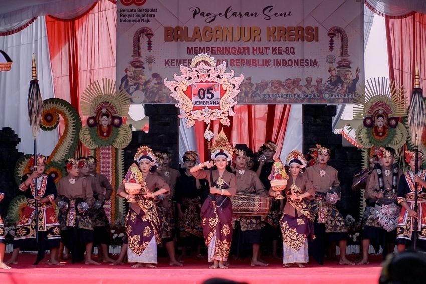 Peserta Baleganjur Jembrana Tampil Memukau di Ajang Lomba Tingkat Provinsi Bali