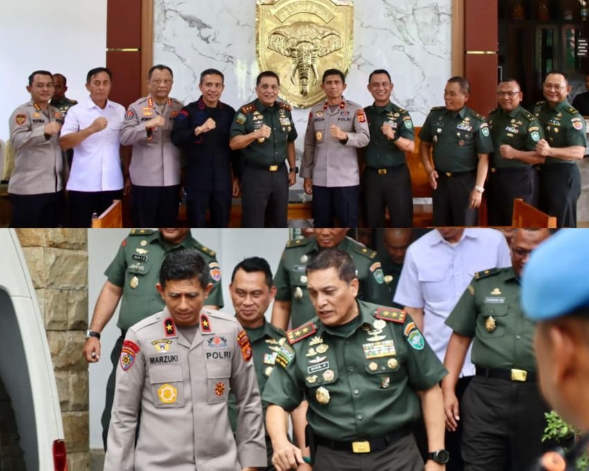 Kapolda Aceh Bersilaturahmi ke Pangdam IM, Perkuat Sinergi TNI-Polri di Bumi Serambi Mekkah