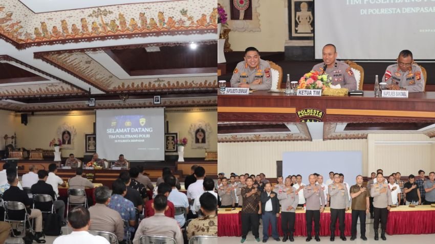 Puslitbang Polri Laksanakan Penelitian E-MP dan Supervisi Ketahanan Pangan di Polresta Denpasar