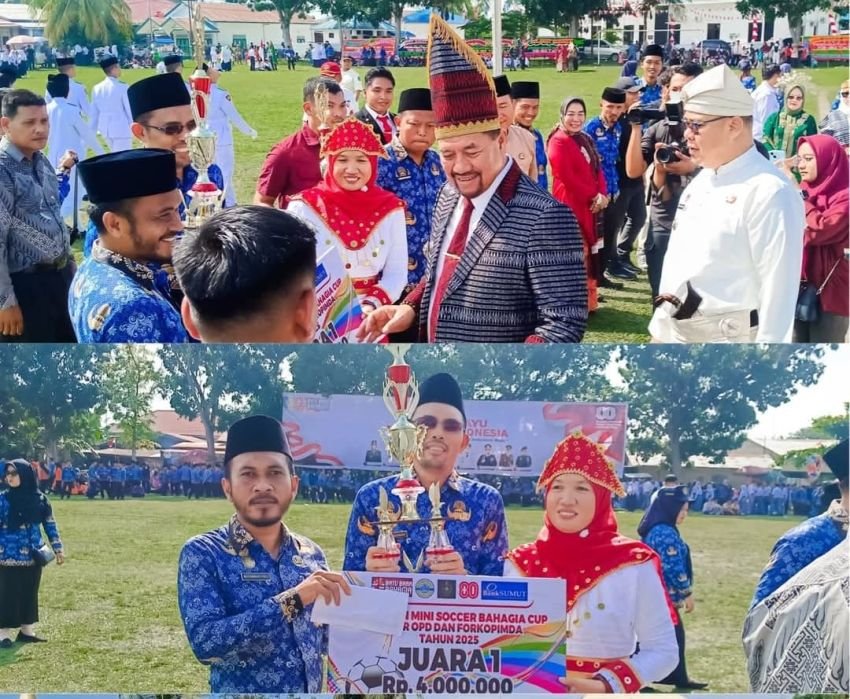 Tim Mini Soccer Bapenda BaAtu Bara Sabet Juara Bahagia Cup-I 2025