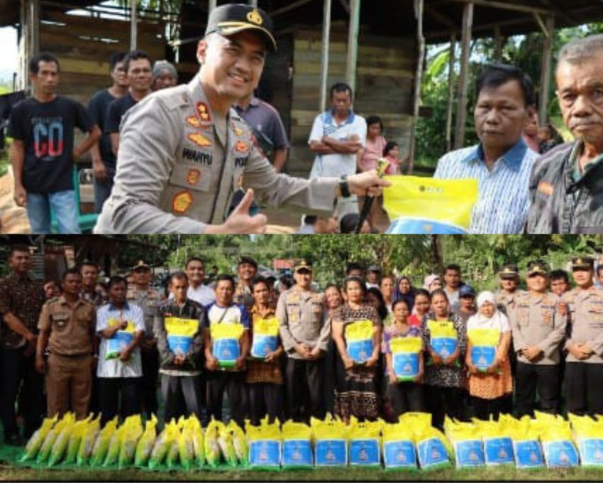 Kapolres Tapteng Hadir di Tengah Warga, Bawa Bantuan dan Harapan