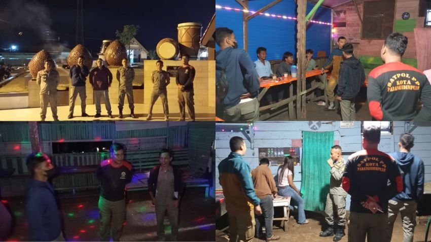 Satpol PP Padangsidimpuan Gelar Patroli Malam Demi Jaga Ketertiban Kota