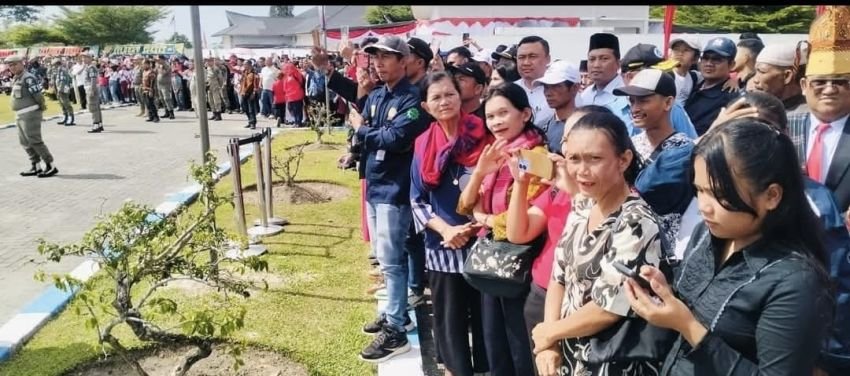 Ribuan Warga Padati Upacara HUT ke-80 RI di Simalungun, Bupati Apresiasi Antusiasme Masyarakat
