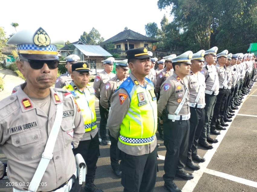 Polda Bali Kerahkan 270 Personel dalam Operasi Gapura Agung III-2025 untuk Amankan Bhakti Sosial HUT RI ke-80