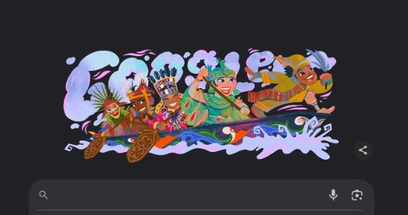 Google Doodle HUT RI ke-80 Angkat Pacu Jalur, Warisan Budaya Riau Jadi Sorotan Global
