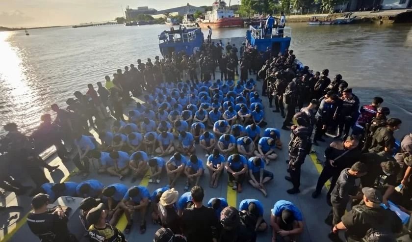 1.300 Napi Risiko Tinggi Dipindah ke Lapas Super Maximum Security Nusakambangan