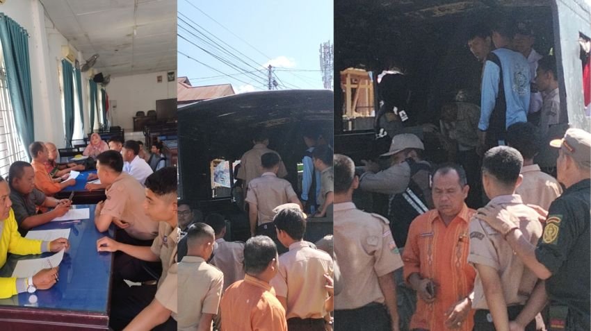 Satpol PP Padangsidimpuan Gelar Operasi &ldquo;Kasih Sayang&rdquo; Jaring 13 Pelajar Bolos Sekolah