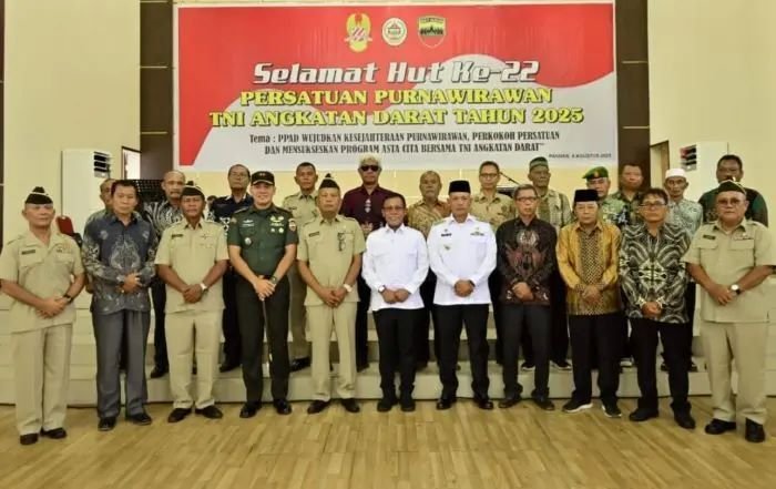 Semangat Juang TNI AD Tak Pernah Padam, Bupati Tapteng Dukung Kesejahteraan Purnawirawan