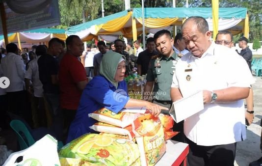Pemkab Asahan Gelar Gerakan Pangan Murah di 17 Titik Selama Agustus 2025