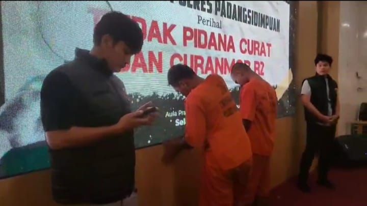 Polres Padangsidimpuan Ungkap Sindikat Curanmor dan Curat, 5 Motor Disita &ndash; Pelaku Sudah Beraksi di 13 TKP