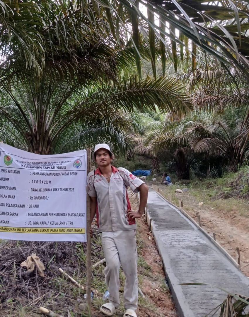 Warga Dolok Tapalang Bantah Isu Negatif Proyek Jalan: "Pembangunan Sudah Sesuai dan Membantu Kami"