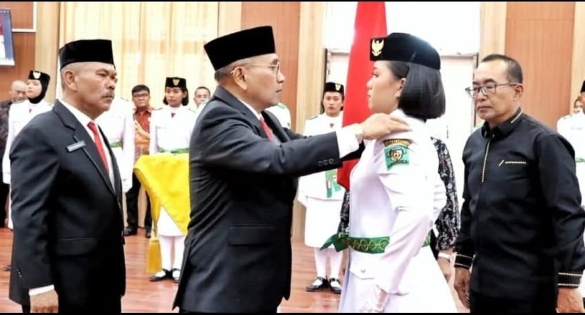 Bupati Simalungun Kukuhkan Anggota Paskibraka HUT ke-80 RI: Pewaris Semangat Perjuangan Bangsa