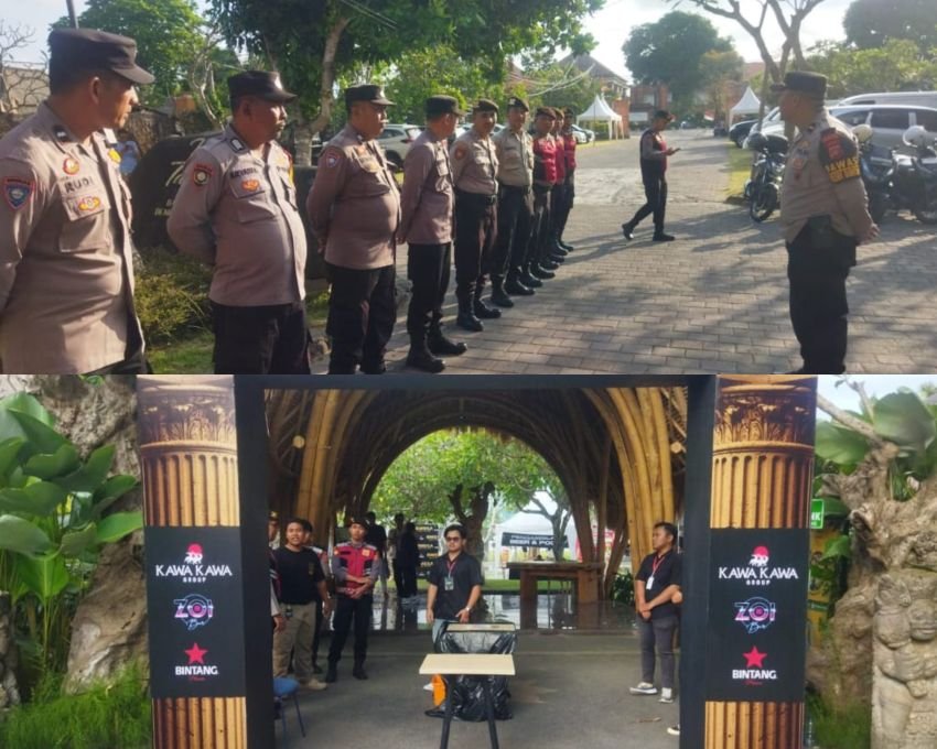 Polsek Denpasar Timur Sukses Amankan Omega Music Festival di Istana Taman Jepun, Acara Berlangsung Lancar dan Aman