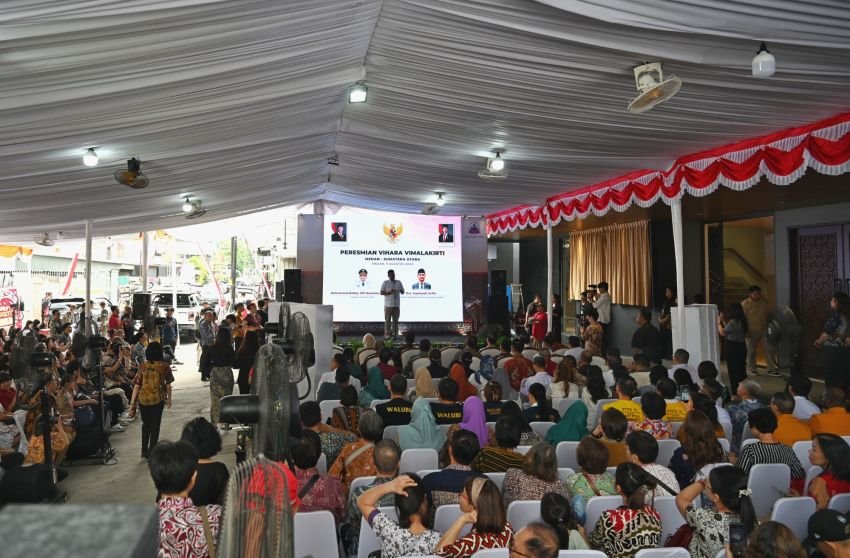 Bobby Nasution Resmikan Vihara Vimalakirti Medan, Ajak Umat Perkuat Iman dan Perangi Narkoba