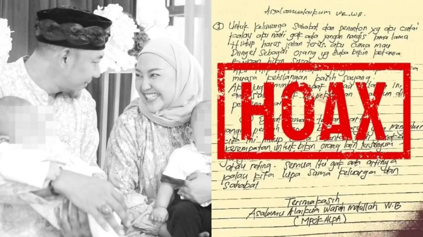 Klarifikasi Suami Mpok Alpa: Surat Wasiat yang Beredar di Sosmed Adalah HOAX
