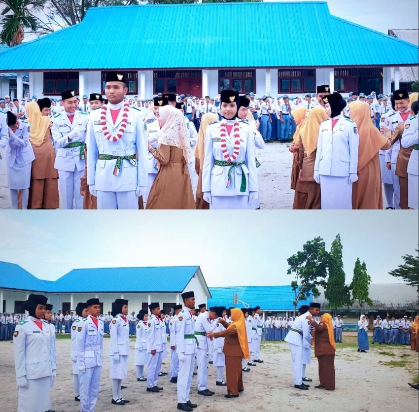 SMA Negeri 1 Tanjung Tiram Gelar Penyambutan Meriah untuk Paskibraka, Wujudkan Apresiasi untuk Siswa Berprestasi