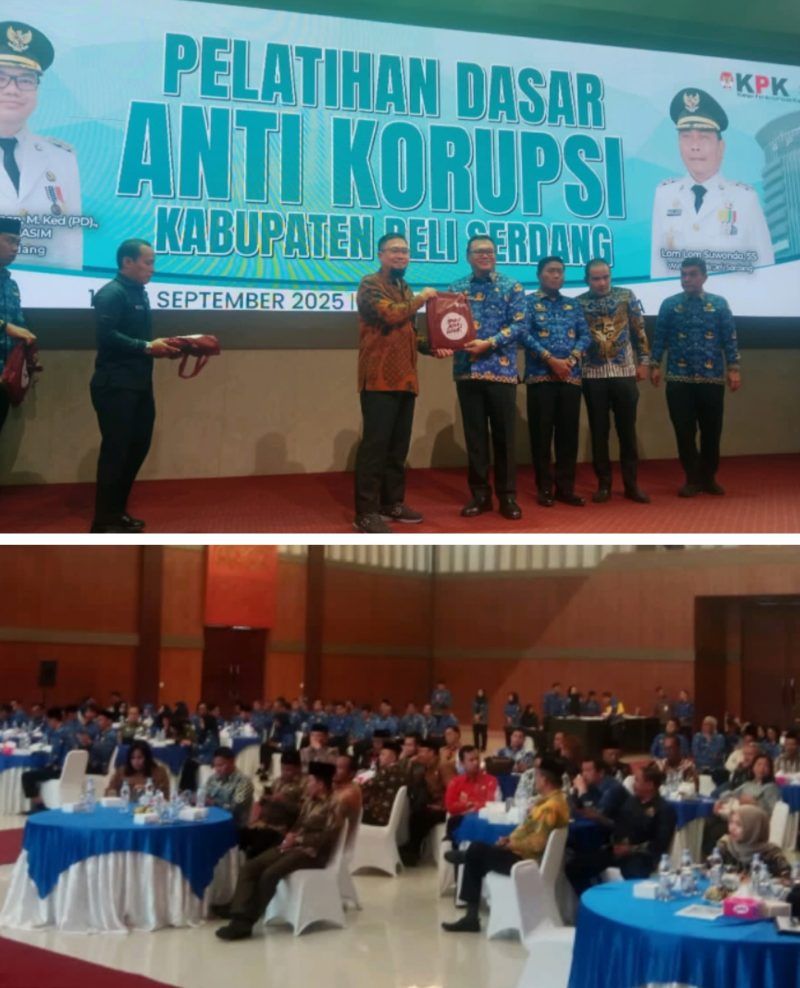 Perusahaan Rekanan Deli Serdang Banyak Mangkir di Pelatihan Dasar Antikorupsi KPK