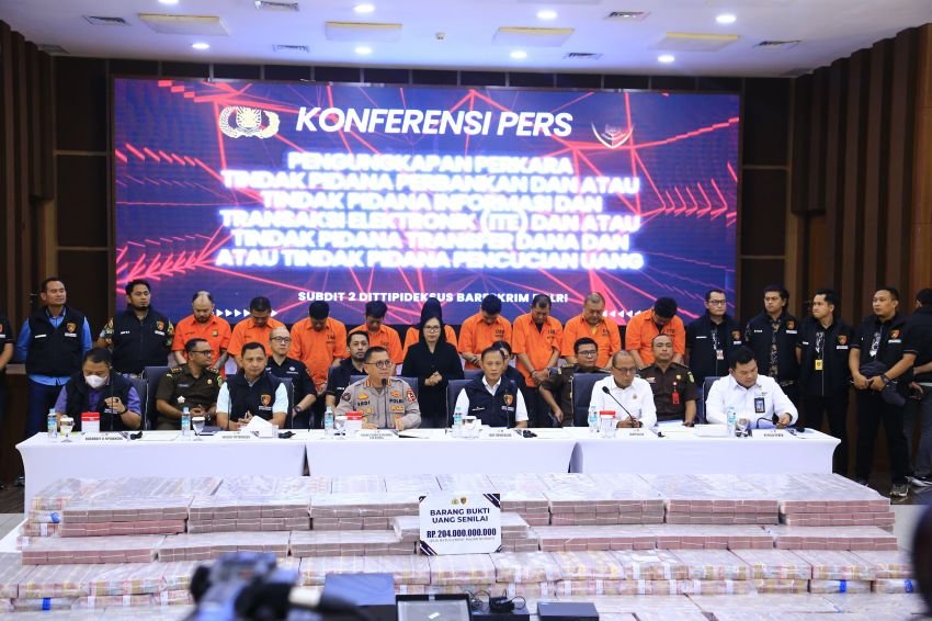 Bareskrim Polri Ungkap Sindikat Pembobolan Rekening Dormant Rp204 Miliar, 9 Tersangka Diamankan