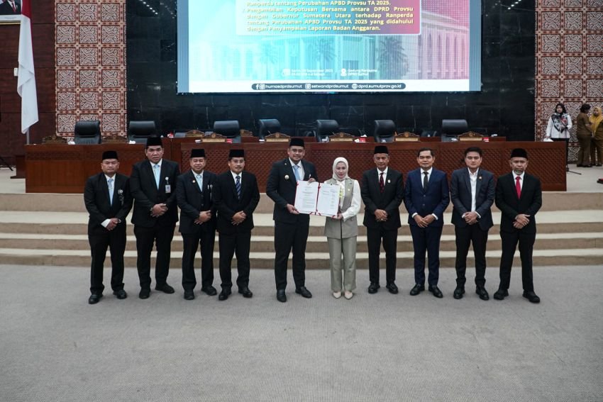 DPRD Sumut Setujui P-APBD 2025, Anggaran Daerah Dipangkas Rp696 Miliar