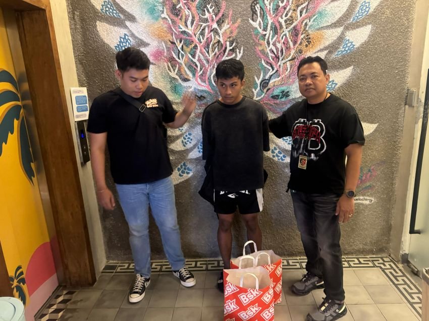 Unit Reskrim Polsek Kuta Tangkap Pencuri Rokok di Minimart Seminyak, Aksi Terekam CCTV