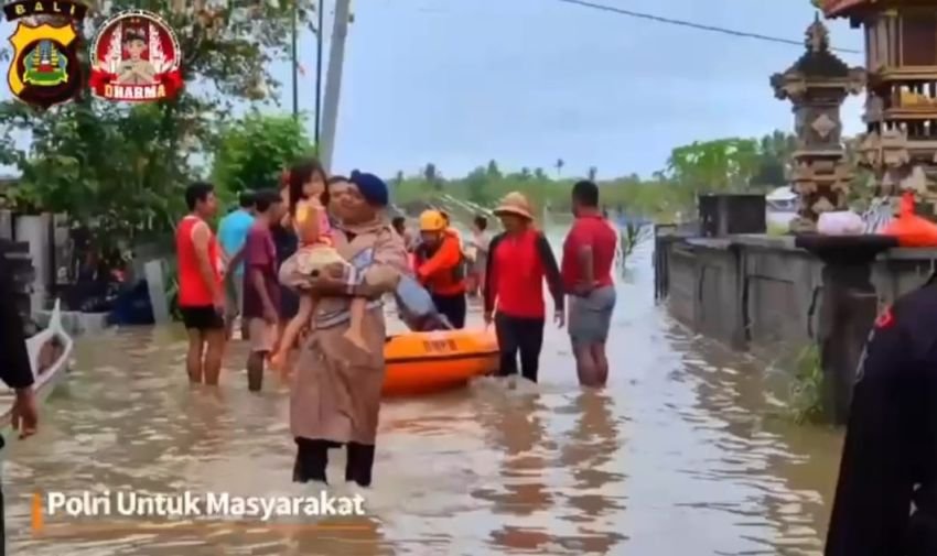 Cuaca Ekstrem, Polda Bali Himbau Masyarakat Waspada Bencana Alam
