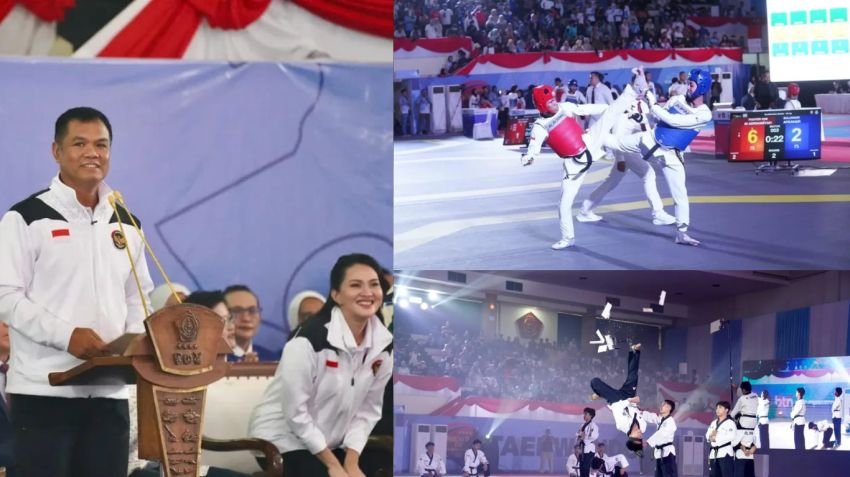 Wakil Panglima TNI Buka Kejuaraan Taekwondo Internasional Panglima TNI Cup 2025