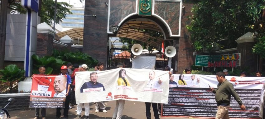 Gerbrak kembali Guncang Jakarta,desak APH Segera Periksa Gubernur, Ketua DPRD Sumut dan Baharuddin Siagian