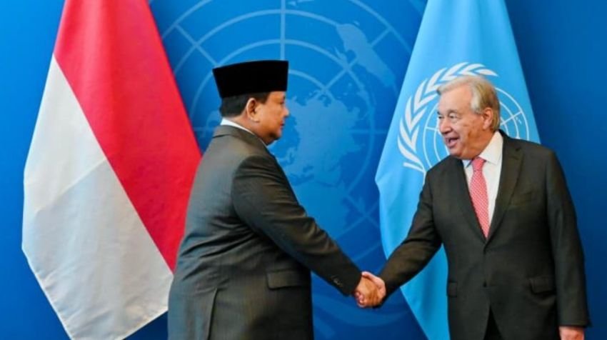 Presiden Prabowo Bertemu Sekjen PBB Ant&oacute;nio Guterres, Tegaskan Komitmen Indonesia untuk Perdamaian Dunia