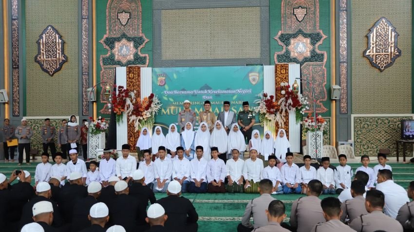 Refleksi Akhlak Rasulullah, Polda Aceh Gelar Maulid Nabi dan Doa Bersama