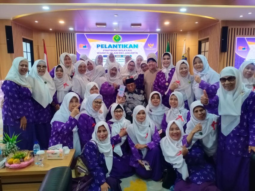 Pelantikan Pimpinan Wilayah Wanita Islam DKI Jakarta Periode 2025&ndash;2030, Lidya Chairuna Resmi Nahkodai Kepengurusan Baru