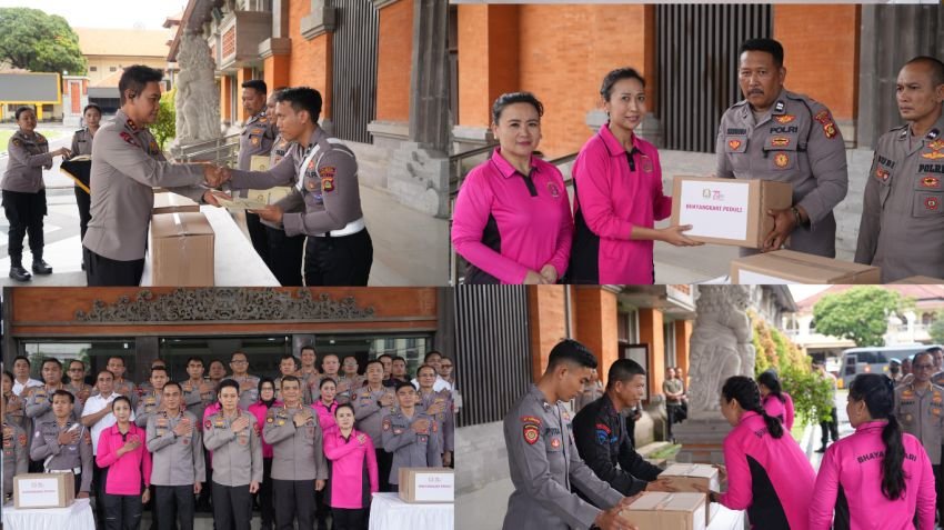 Kapolda Bali Salurkan Bantuan untuk Personel Terdampak Banjir: Wujud Kepedulian dan Solidaritas