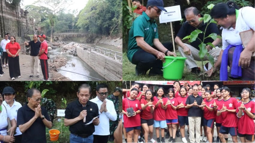 Menteri LH dan Gubernur Bali Tanam Pohon di Taman Kehati Kesiman: Perkuat Ketahanan Lingkungan