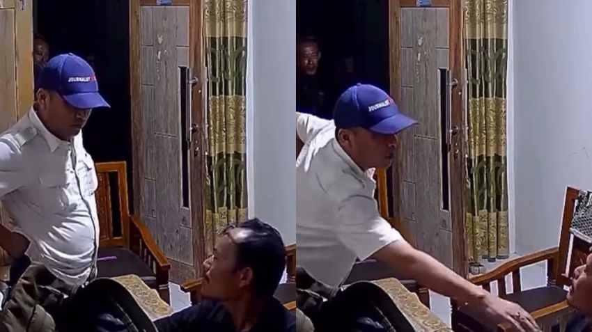 Tak Terima Dipanggil Polisi, Eks DPRD Pesawaran Aniaya Wartawan di Rumahnya