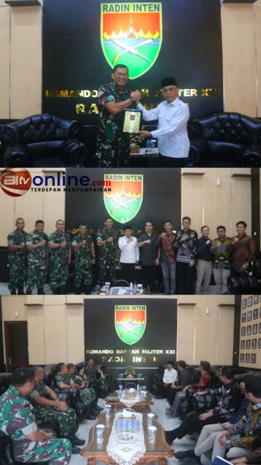 Perkuat Sinergi Akademik dan Pertahanan, Pangdam XXI/Radin Inten Terima Kunjungan Rektor ITERA
