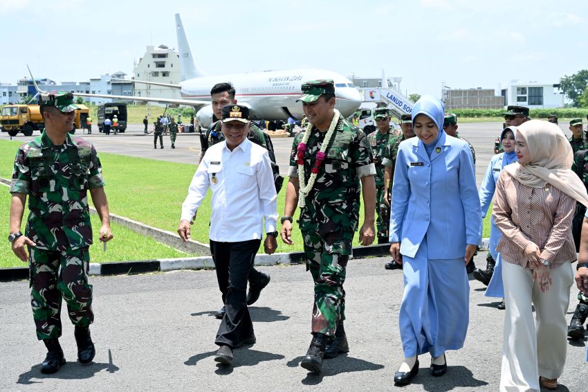 KASAU TNI AU Tiba di Medan, Fokus Pererat Kerja Sama dengan Pemerintah Daerah