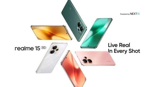 realme 15 Series 5G Siap Rilis di Indonesia, Usung Fitur AI Edit Genie untuk Edit Foto Pakai Suara