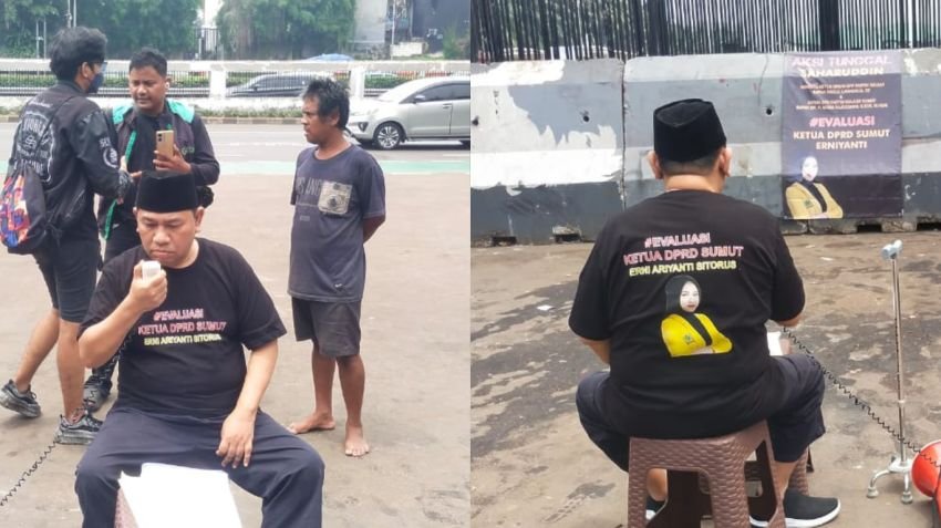 Aksi Tunggal Saharuddin Meminta Evaluasi Ketua DPRD Sumut Berlanjut Ke DPP Partai Golkar Dan DPR RI di Jakarta