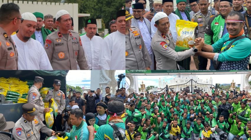 Kapolda Aceh Gelar Salat Gaib dan Zikir Bersama Komunitas Ojol, Doakan Keamanan dan Kedamaian Aceh