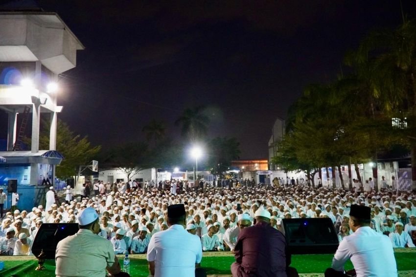 1.200 Warga Binaan Rutan Kelas I Medan Peringati Maulid Nabi Bersama Para Habaib