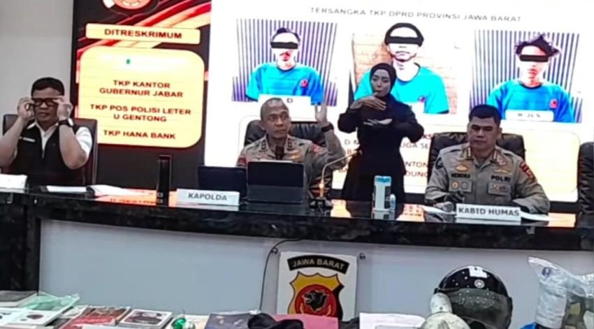Kapolda Jabar Ungkap Aksi Anarkis di Bandung Didanai Jaringan Internasional