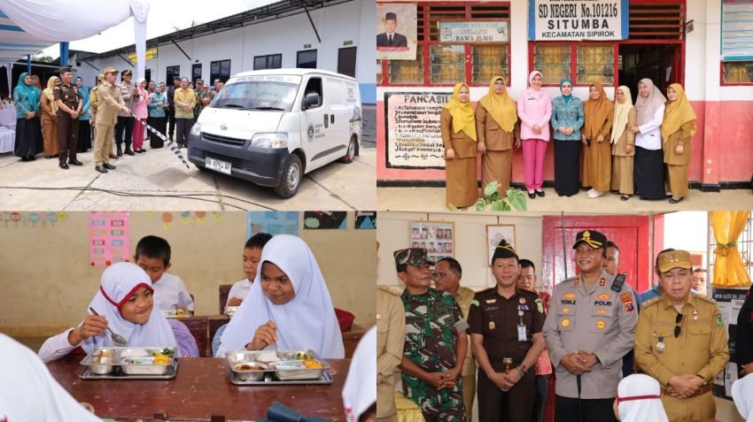 Polres Tapsel Launching SPPG, 2.797 Siswa di 27 Sekolah Terima Makanan Bergizi