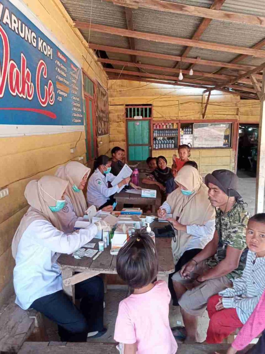 Puskesmas Ujungbatu 1 Gelar Pengobatan Gratis, Warga Ujungbatu 4 Antusias Sambut Layanan Kesehatan
